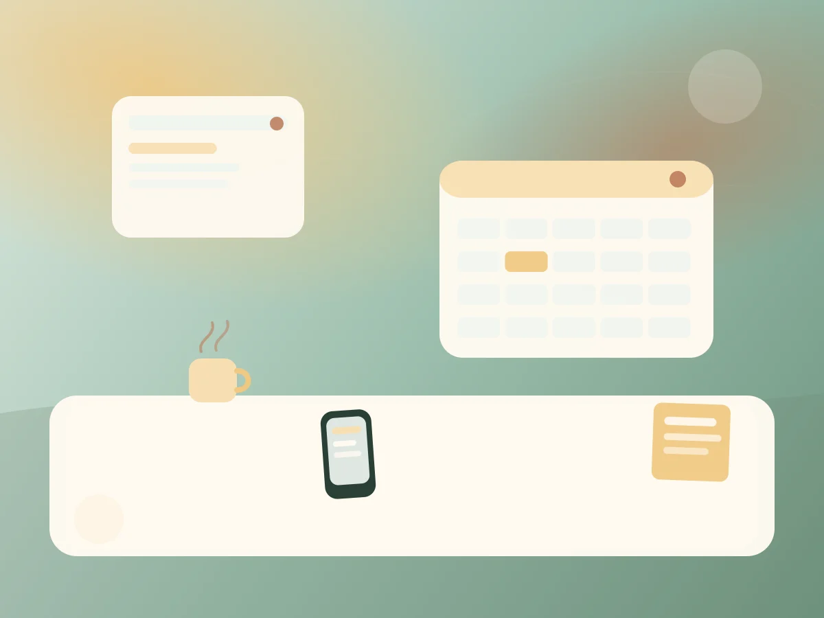 Người xem lại lịch sinh hoạt và ghi chú về phản ứng của bản thân - minh họa chi tiết 1