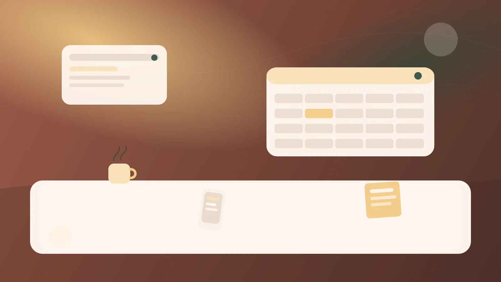 Lịch làm việc được cắt bớt các việc không cần thiết để giữ ưu tiên rõ ràng