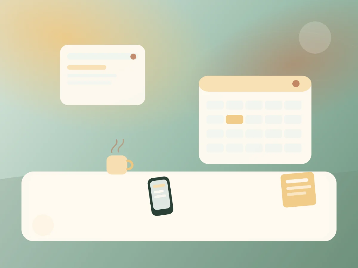 Người ngồi ghi chép và quan sát thói quen hằng ngày trong không gian yên tĩnh - minh họa chi tiết 2