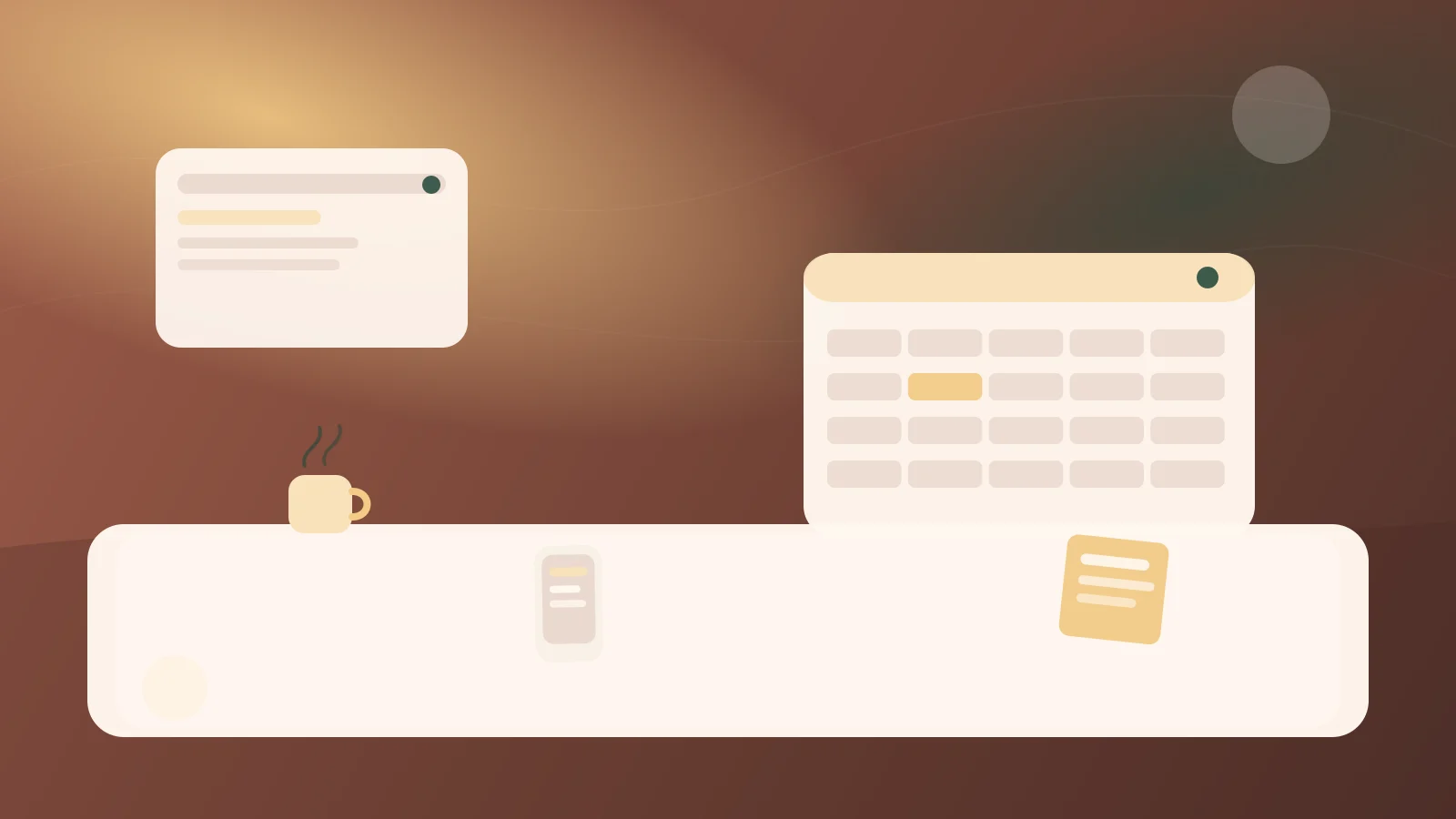 Người làm việc liên tục theo nhịp ổn định trong không gian ít nhiễu