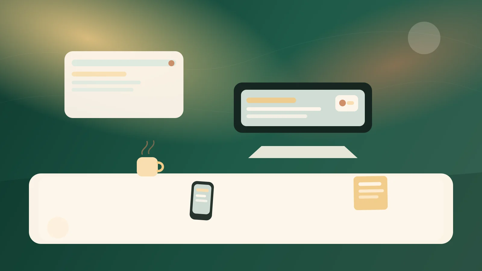 Người duy trì thói quen ổn định qua nhiều tuần trong không gian sống rõ ràng