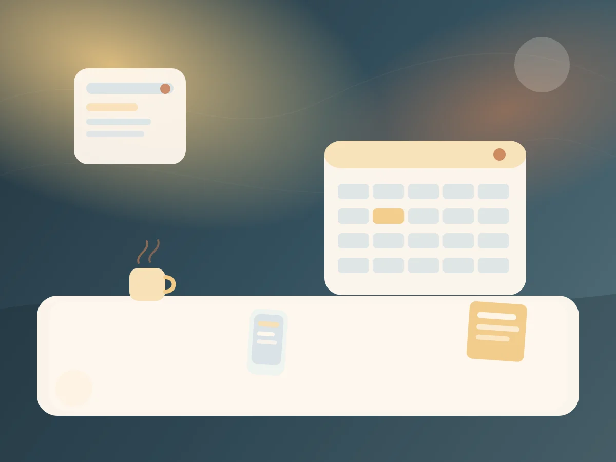 Người làm việc yên tĩnh với một nhiệm vụ duy nhất trên bàn - minh họa chi tiết 2