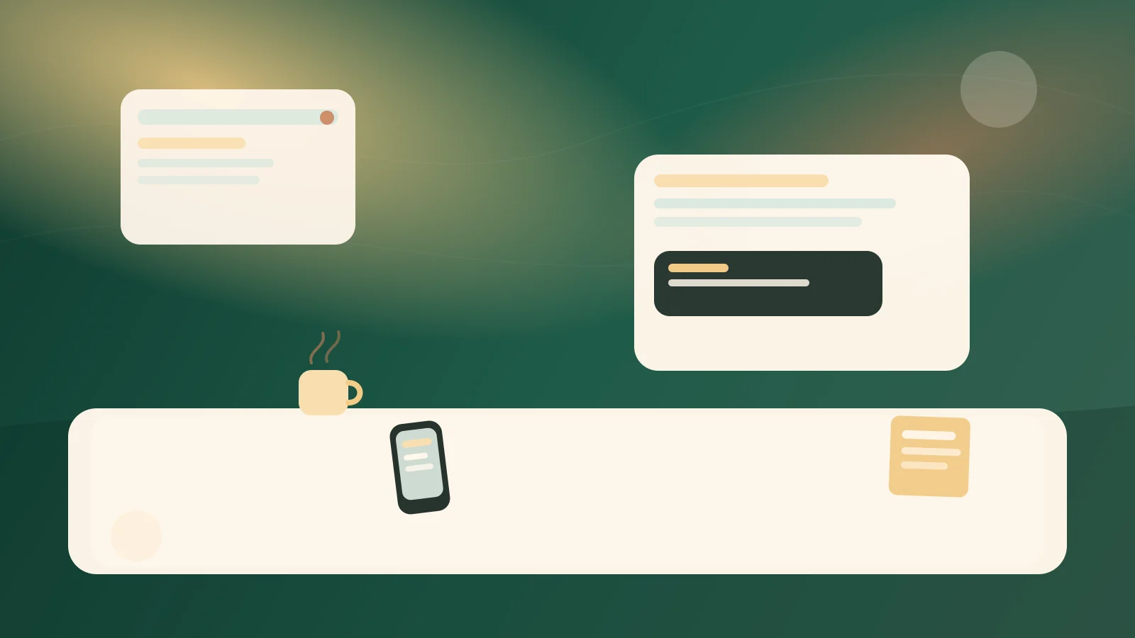 Người duy trì một việc nhỏ hằng ngày trên bàn làm việc gọn gàng