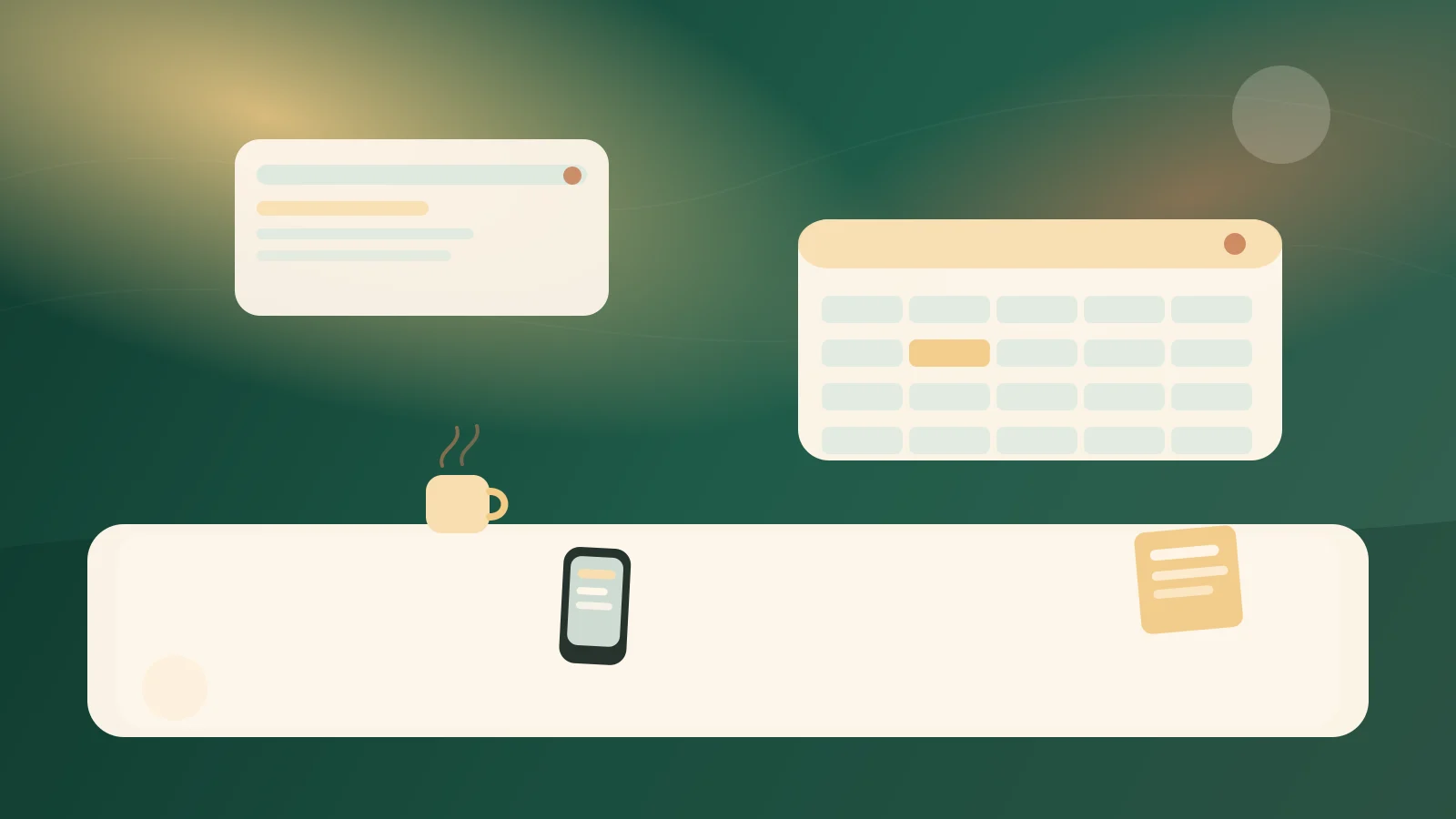 Người đang thiết kế lịch sinh hoạt cá nhân với các trục sống và làm việc rõ ràng