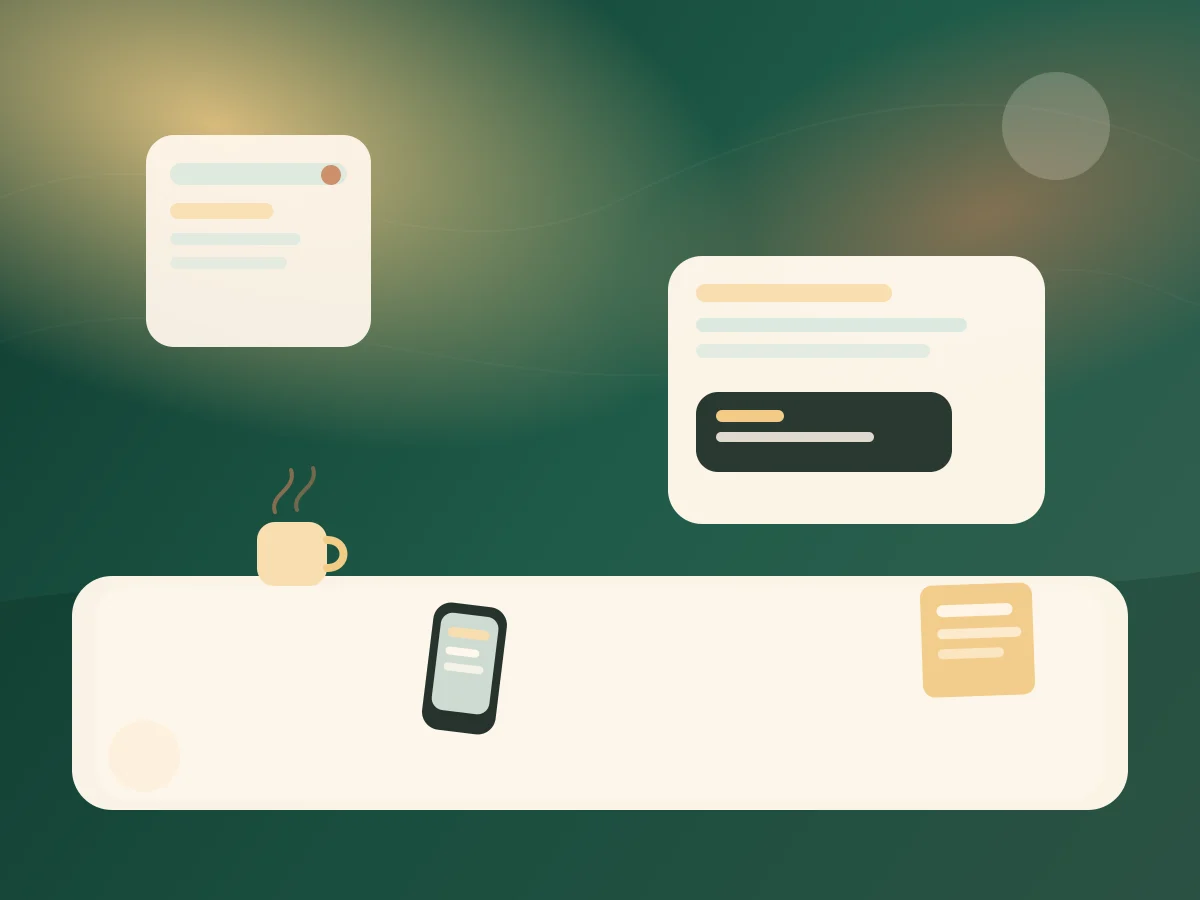 Người đang sắp xếp các trục sống và làm việc thành một hệ thống cá nhân rõ ràng - minh họa chi tiết 1